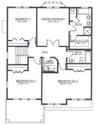 second floor plan