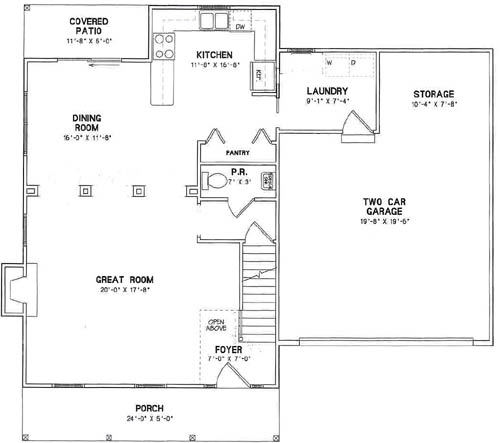 First floor plan